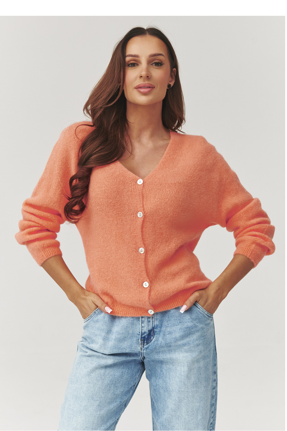 Cardigan orange