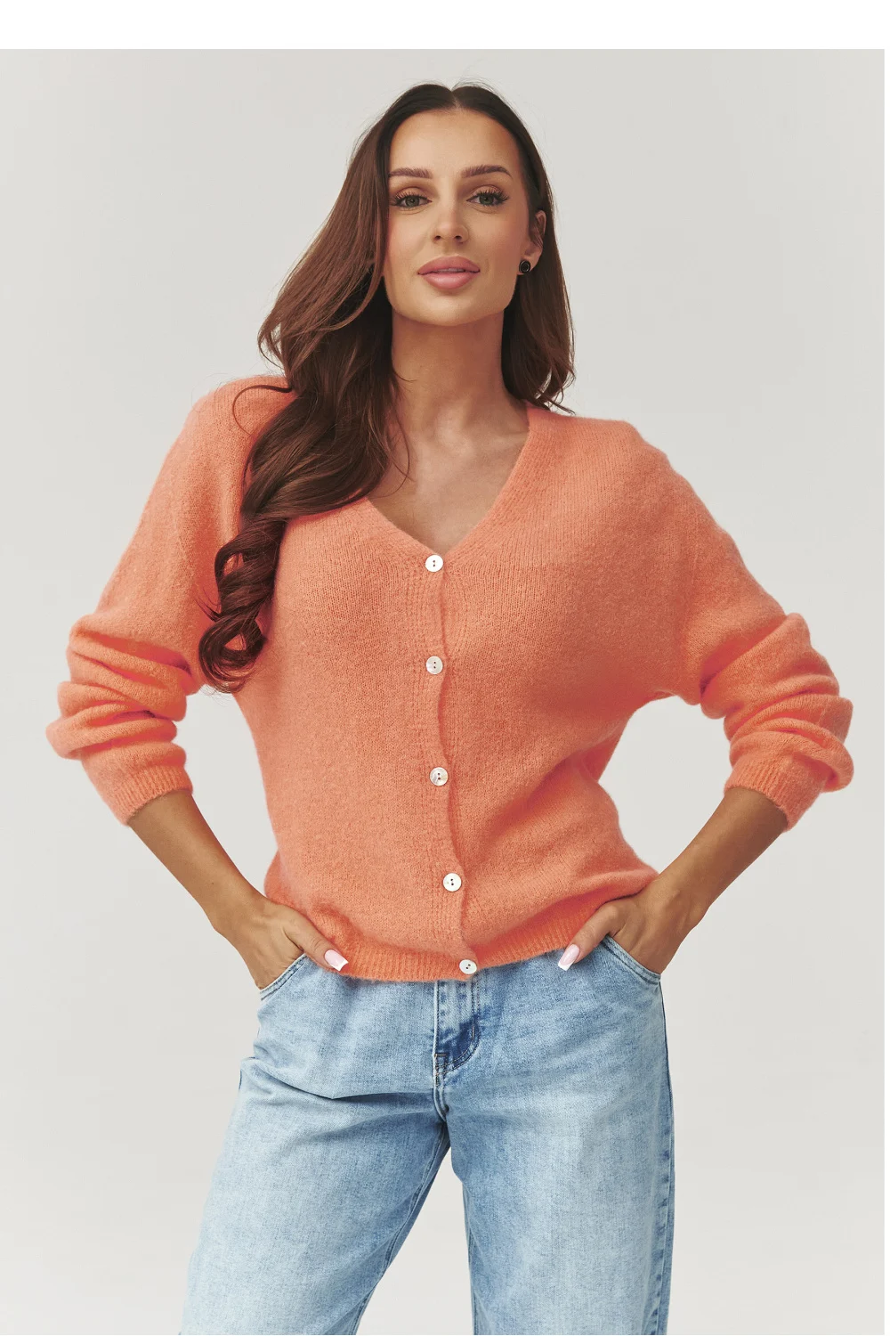 Cardigan orange – Image 2