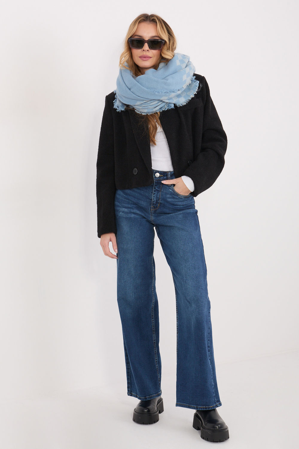 Châle bleu – Image 3