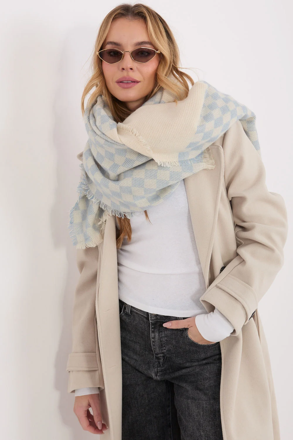 Châle bleu – Image 2