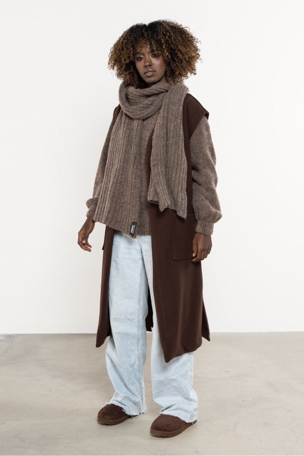 Châle brun – Image 3