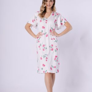 Chemise de nuit beige