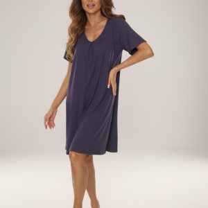 Chemise de nuit grise