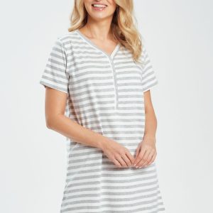 Chemise de nuit grise