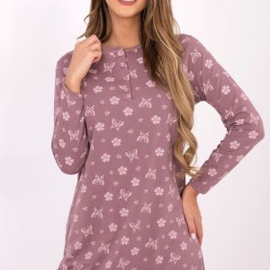 Chemise de nuit rosé