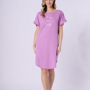 Chemise de nuit violette