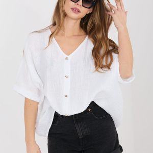 Chemise manche courte blanc