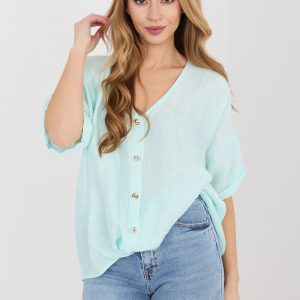 Chemise manche courte vert