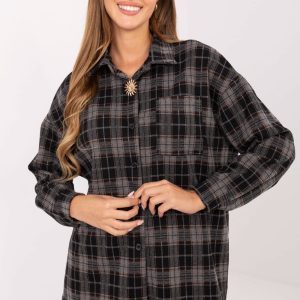 Chemise manche longue noire