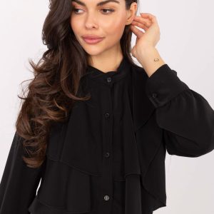 Chemise manche longue noire