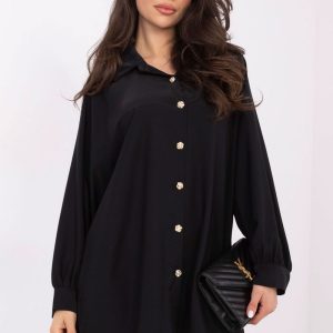 Chemise manche longue noire