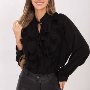 Chemise manche longue noire