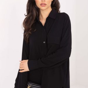 Chemise manche longue noire