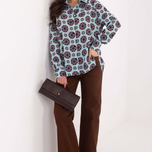 Chemise manche longue verte