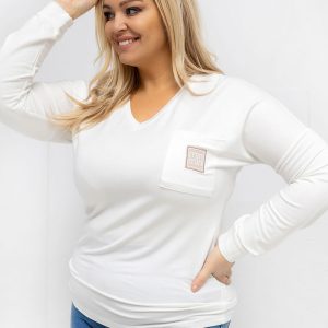 Chemisier grande taille beige