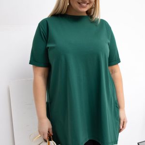 Chemisier grande taille vert