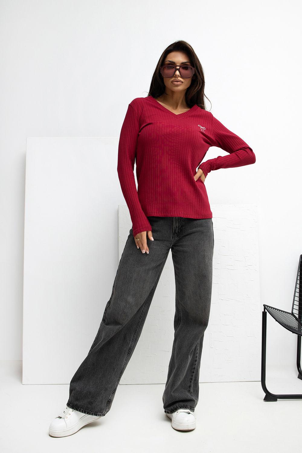 Chemisier rouge – Image 3