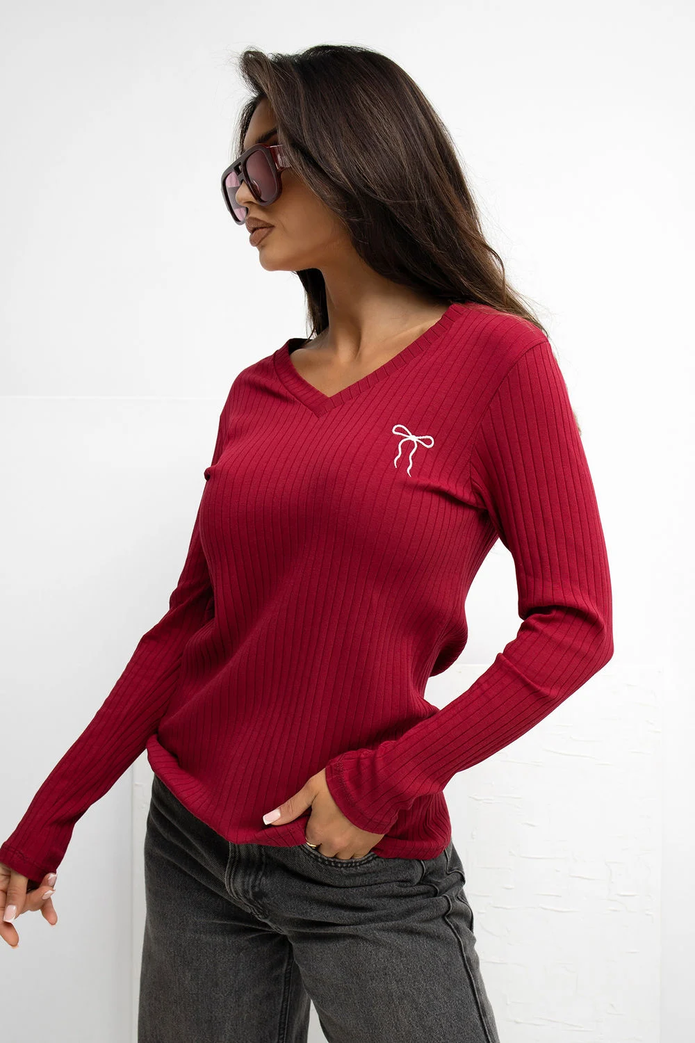 Chemisier rouge – Image 2