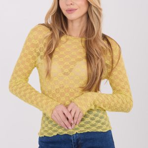 Blouse en dentelle vert