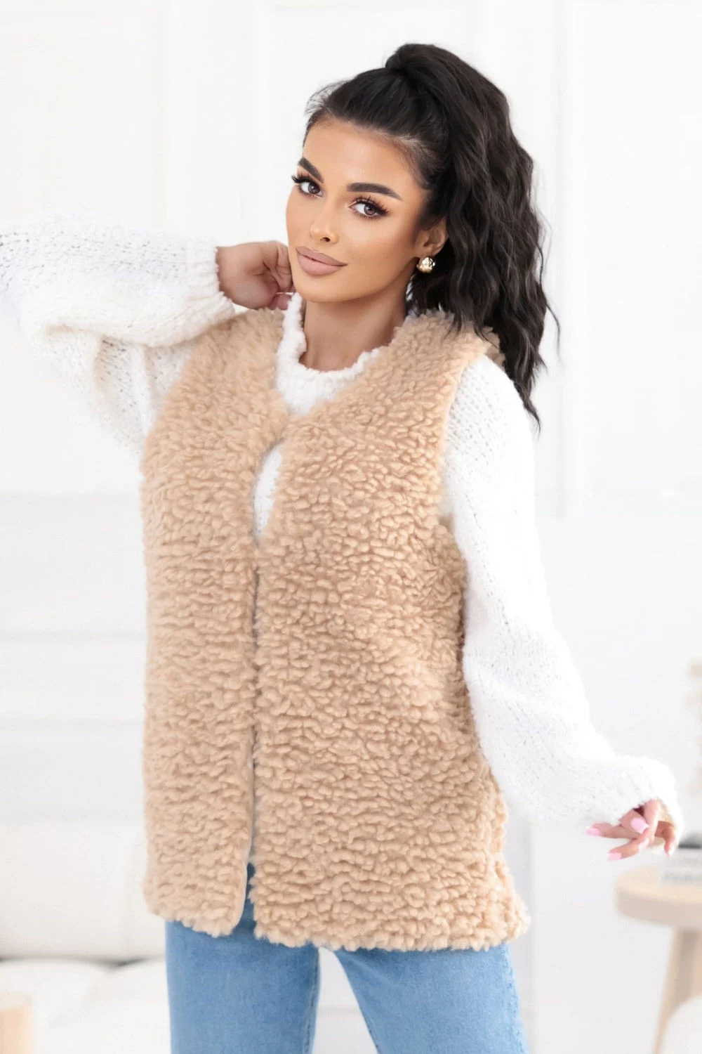Gilet beige – Image 2