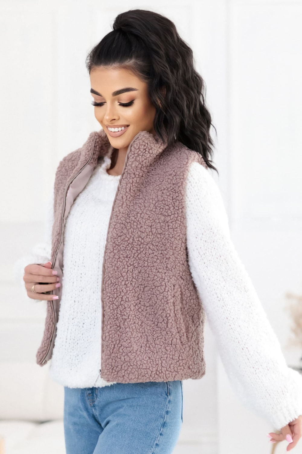 Gilet beige – Image 3