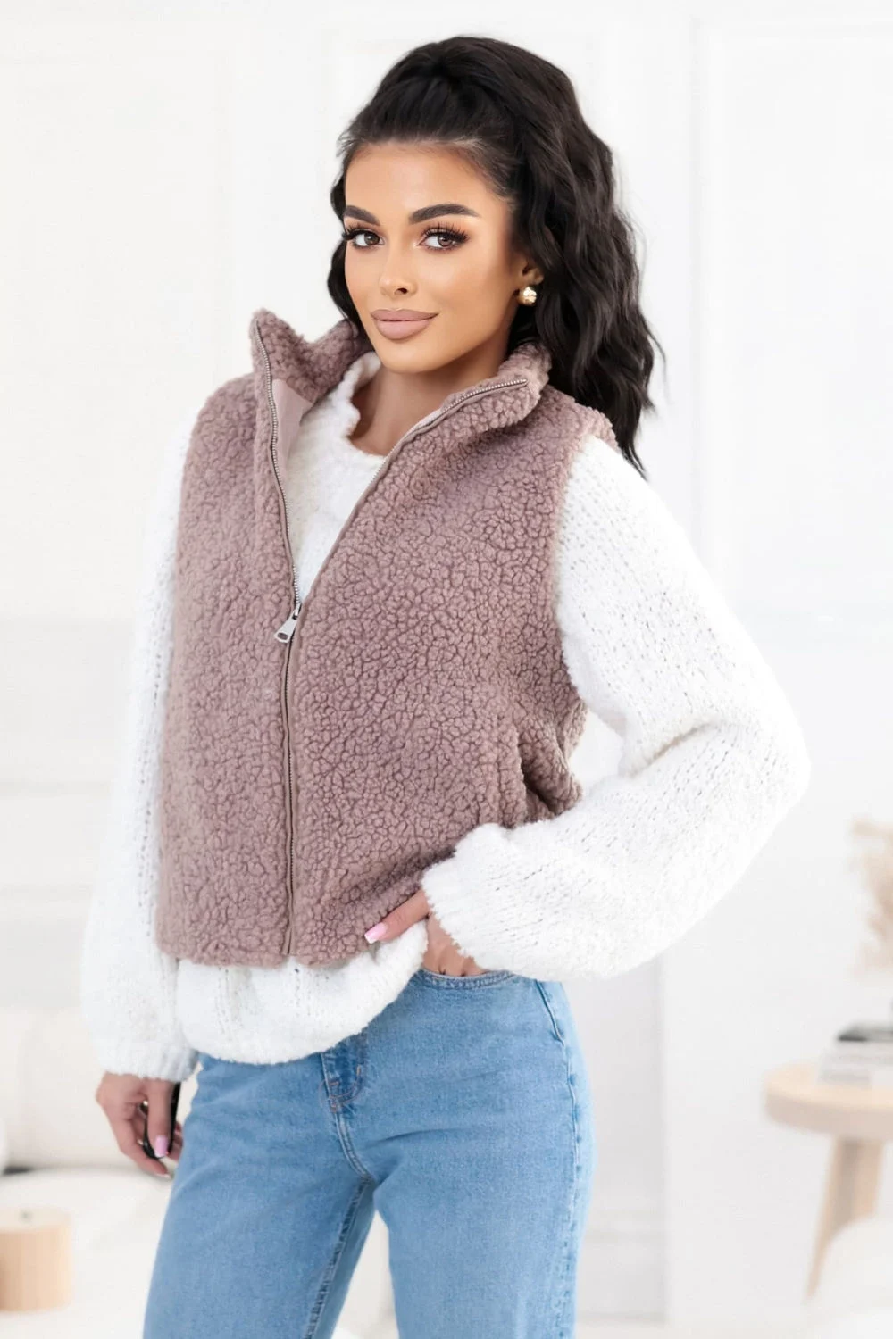 Gilet beige – Image 2