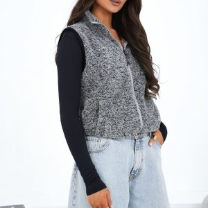 Gilet gris