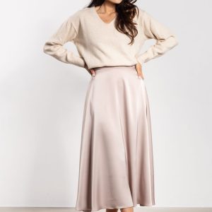 Jupe beige