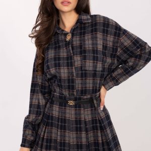 Jupe courte bleu marine