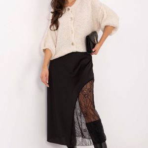 Jupe en dentelle noir