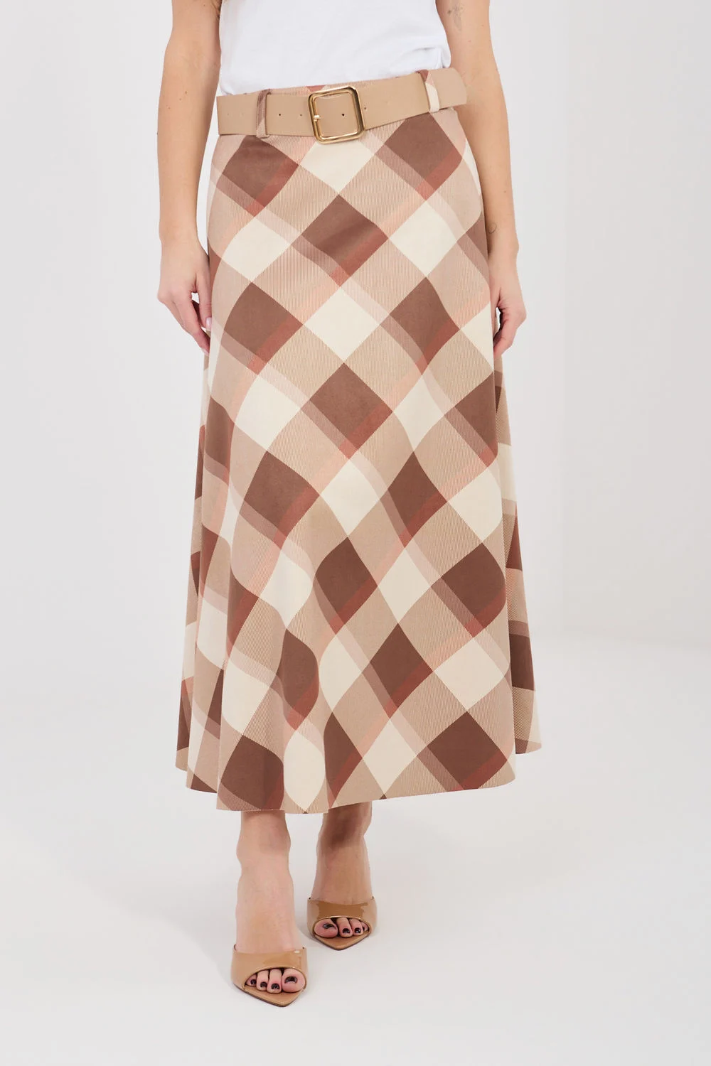 Jupe longue brun – Image 2