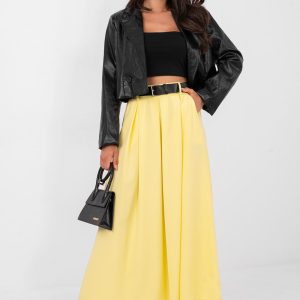 Jupe longue jaune