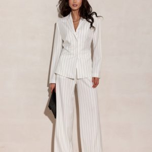 Pantalon femme beige