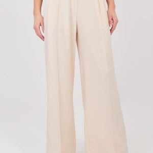 Pantalon femme beige