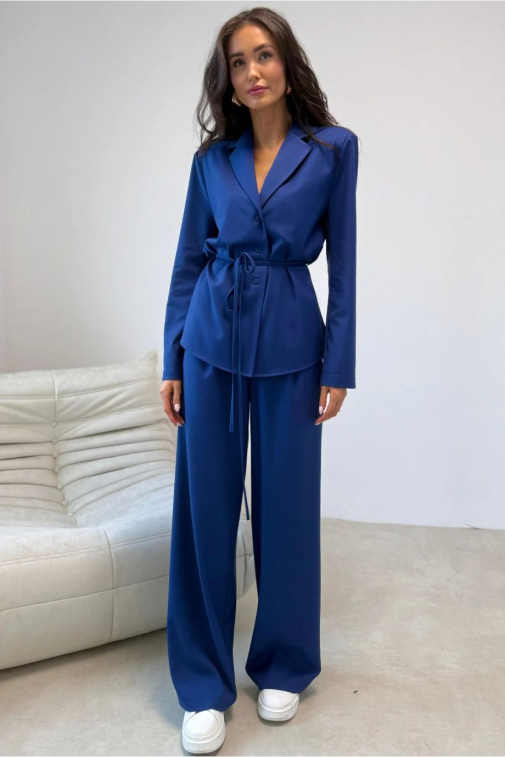 Pantalon femme bleu – Image 2