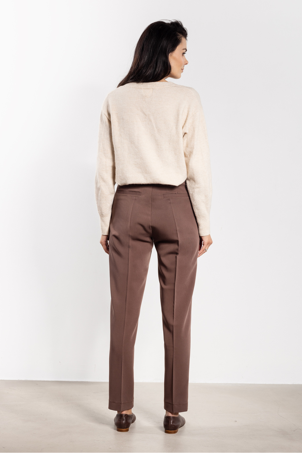 Pantalon femme brun – Image 4