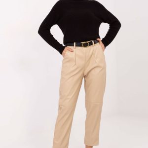 Pantalon femme brun