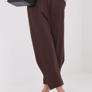 Pantalon femme brun