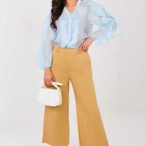 Pantalon femme brun