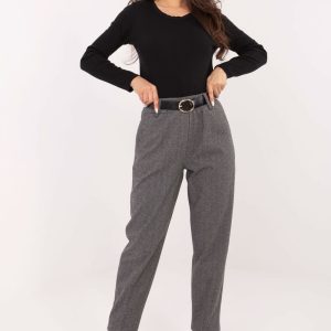 Pantalon femme gris