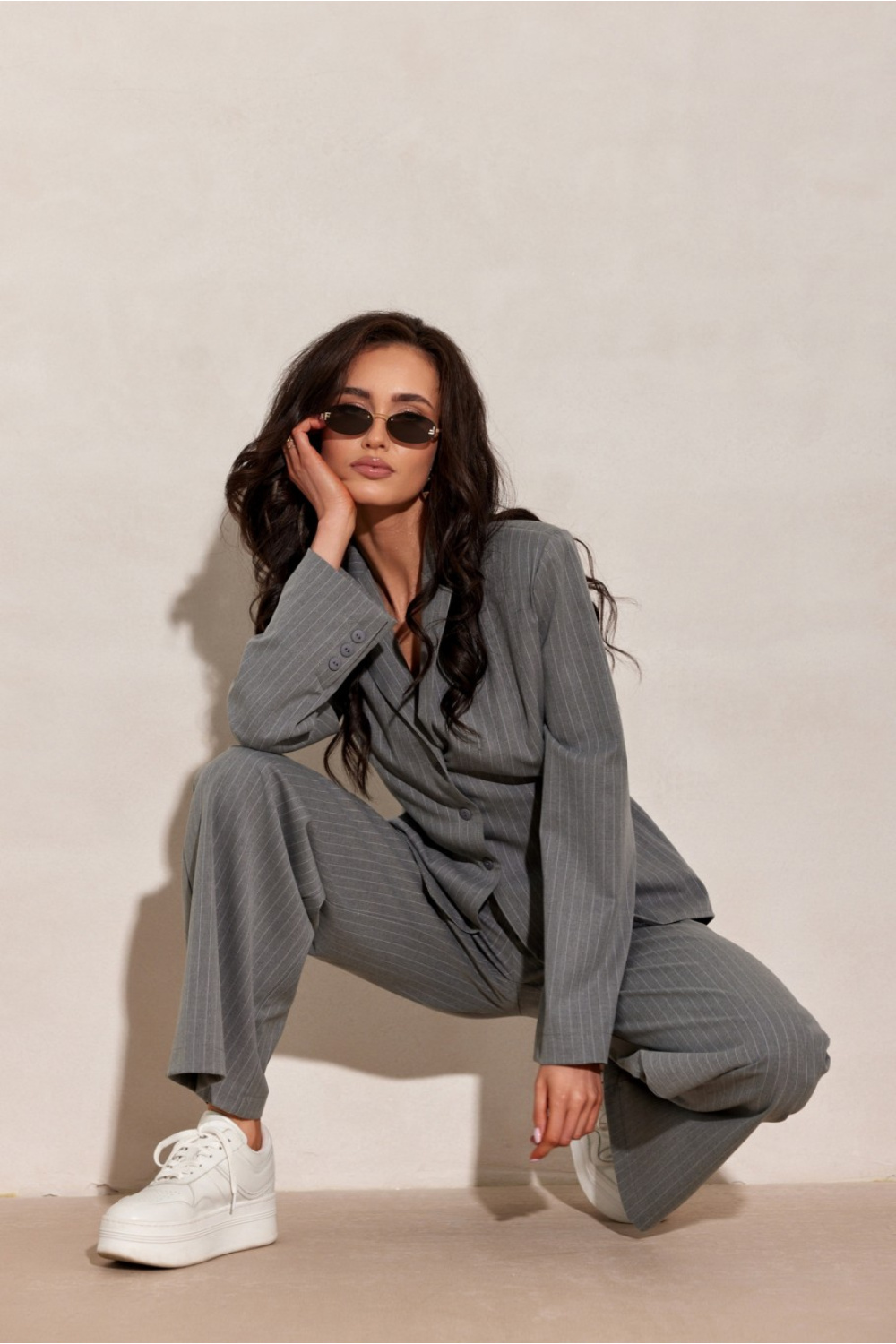 Pantalon femme gris – Image 5