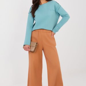 Pantalon femme orange