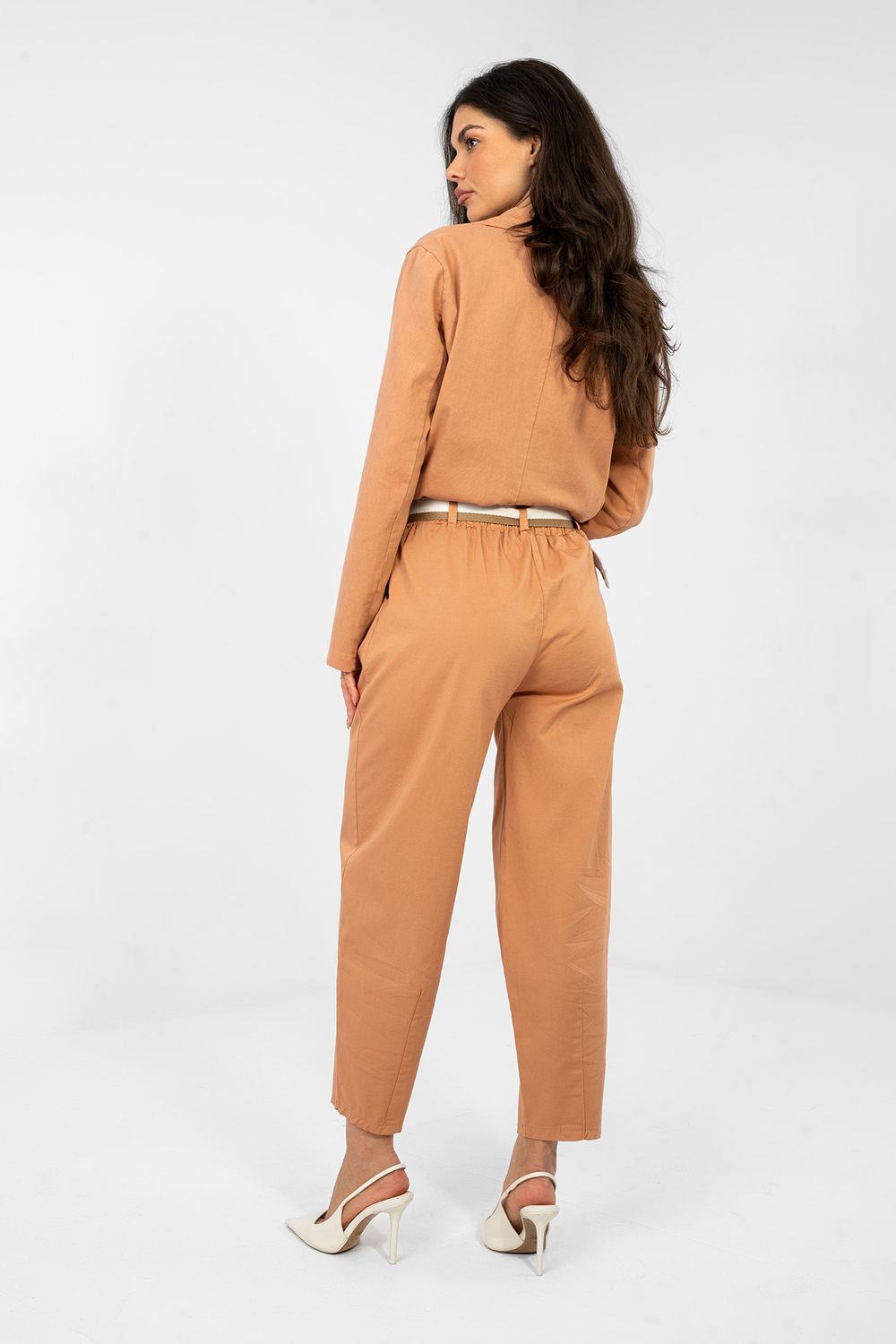 Pantalon femme orange – Image 4