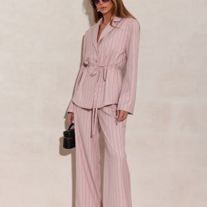 Pantalon femme rosé