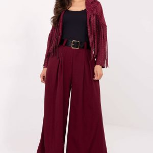 Pantalon femme rouge