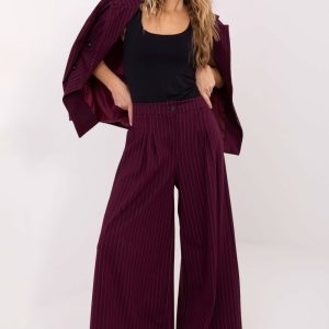 Pantalon femme rouge