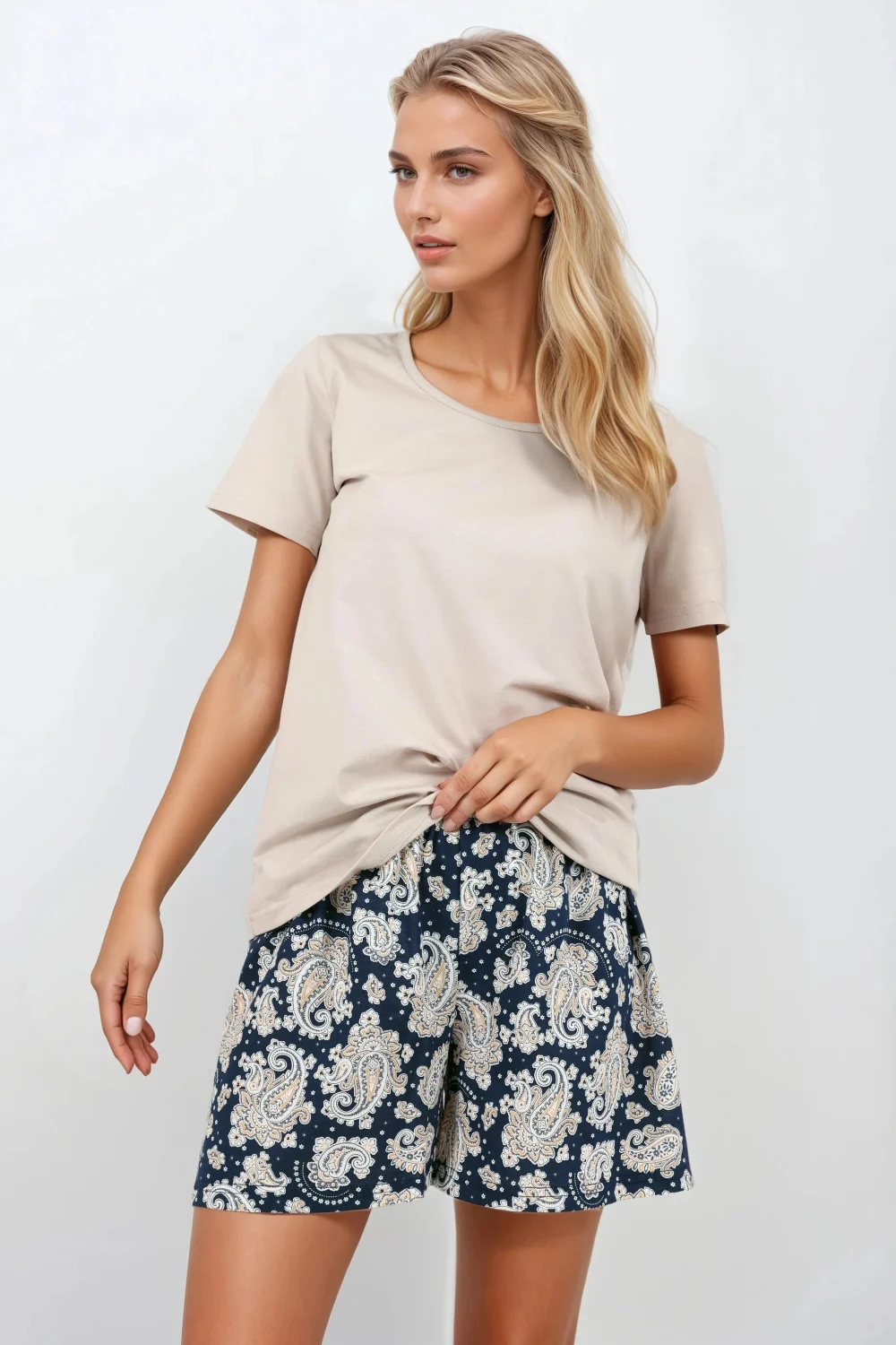 Pyjama bleu marine – Image 2