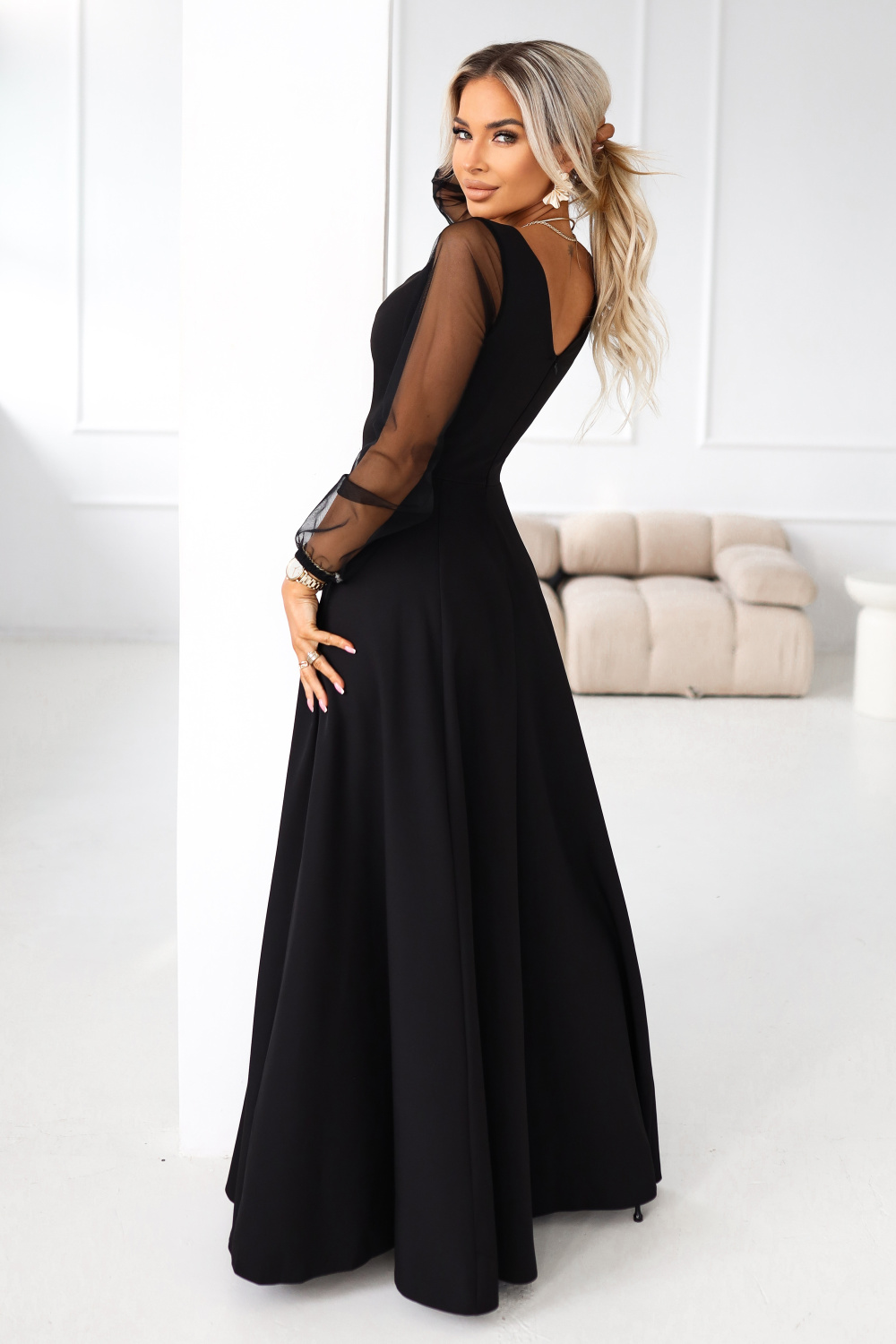 Robe longue noire – Image 3