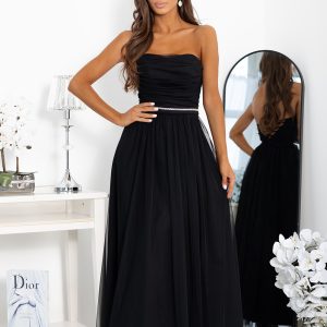 Robe longue noire