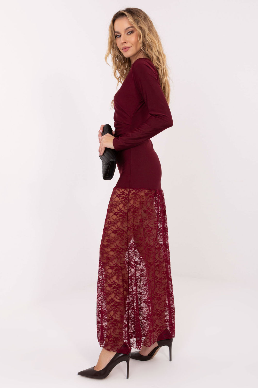 Robe longue rouge – Image 3